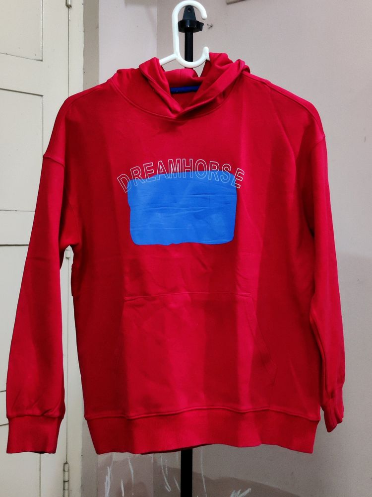 💥BUY1GET1💥 Imported mens red pullover hoodie