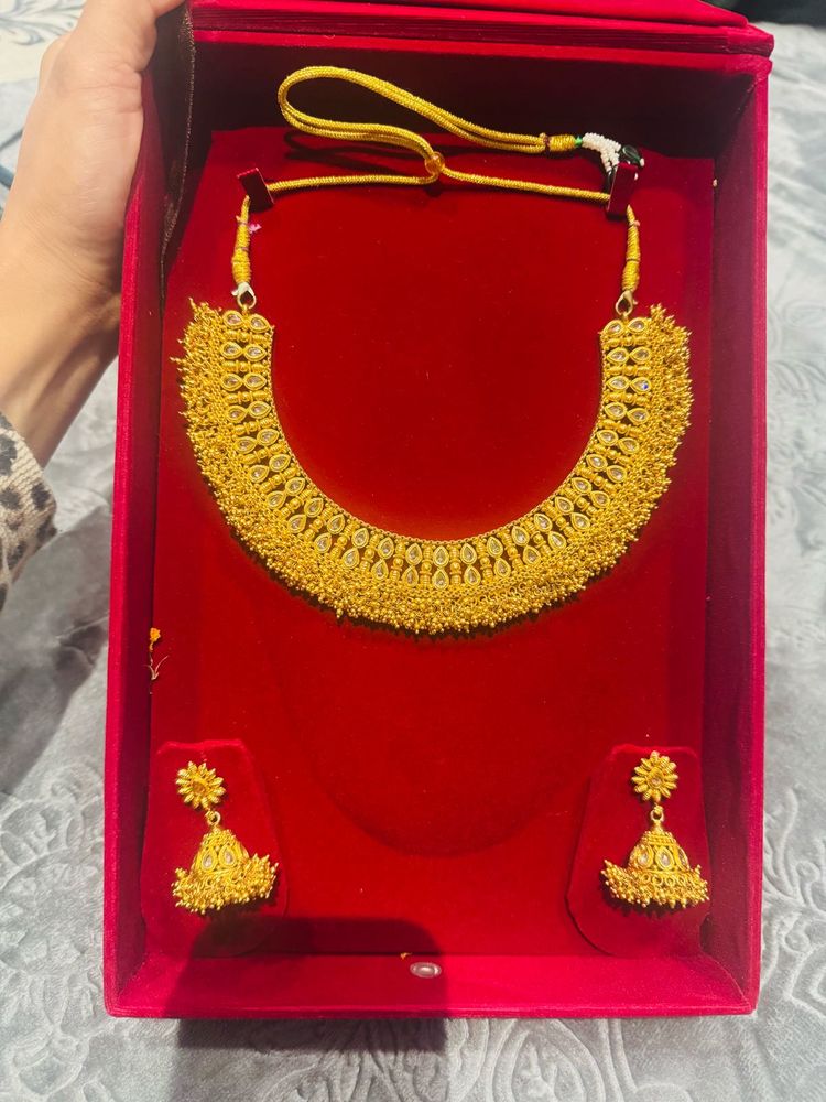 Gold Plated Necklace Set