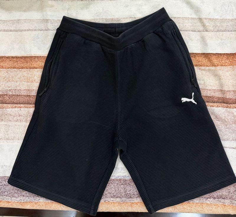 Puma Men's Black Athletic Shorts