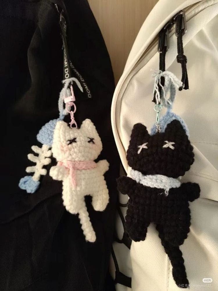 Cute Crochet Kawaii Keychain(1 piece)