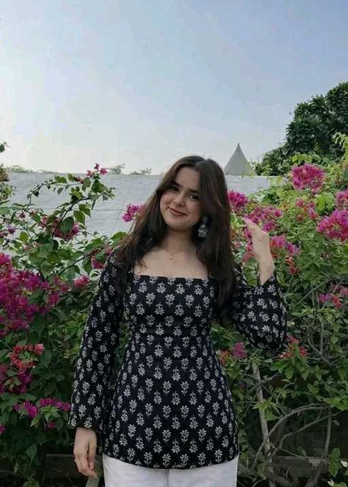 Elegant Printed Corset Kurta.