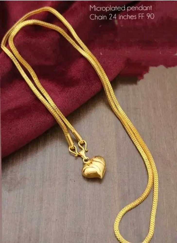 Elegant gold covering chain without dollar
