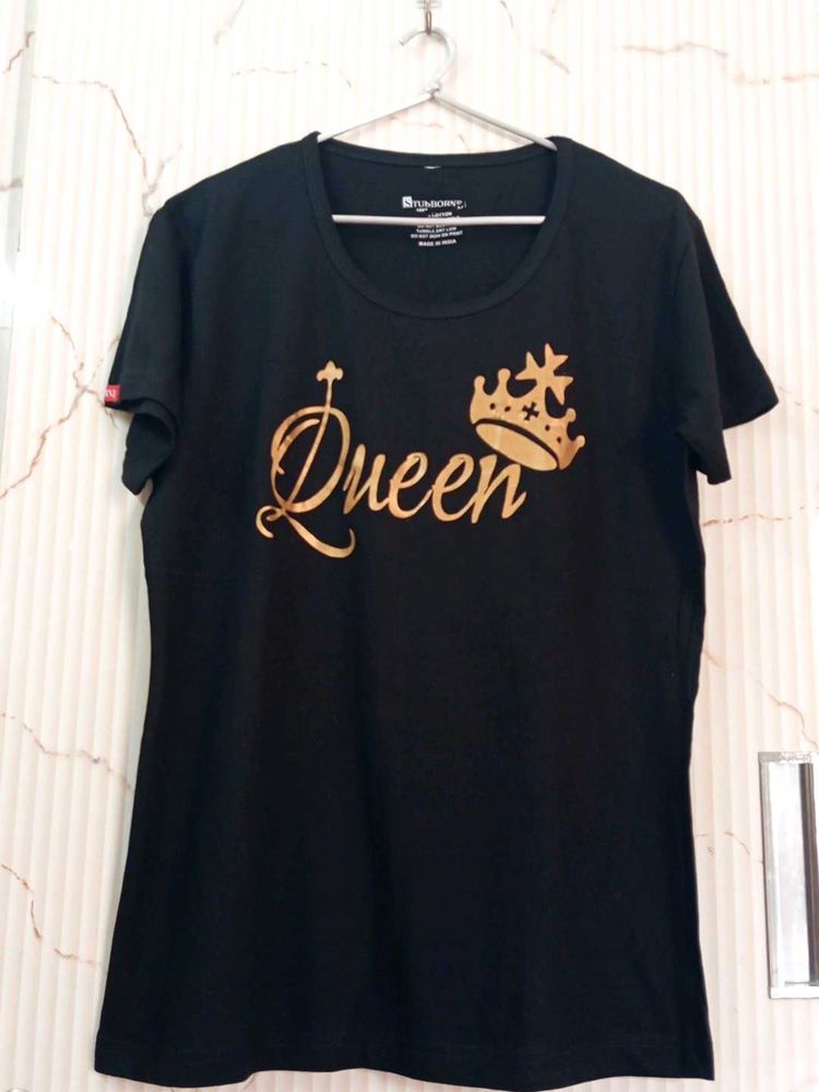 New Black Tshirt QUEEN