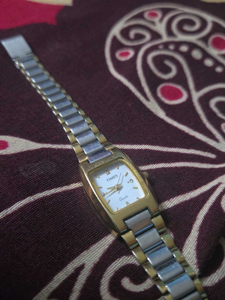 Classic Two-Tone Quartz Watch