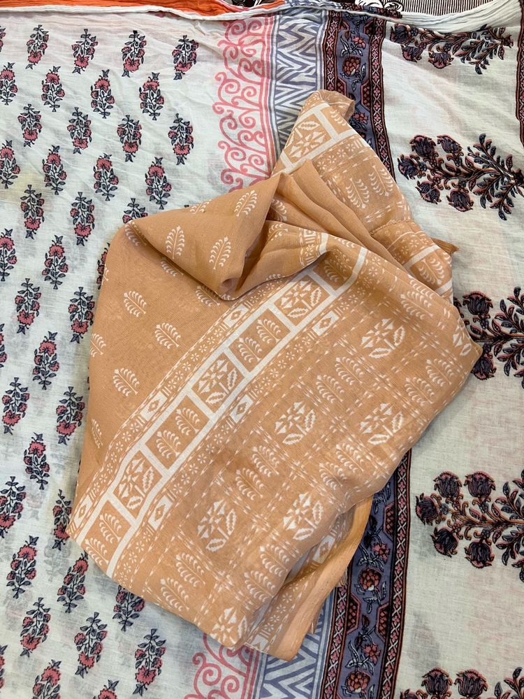 Beautiful Printed Cotton dupatte