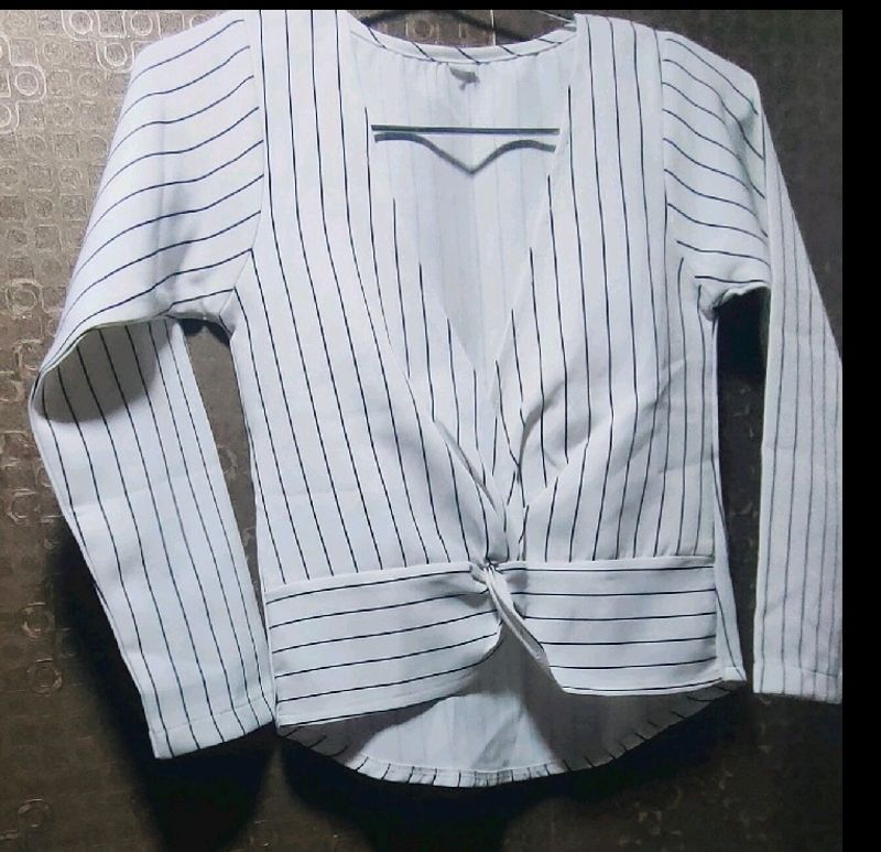 white kids jacket with black lining
