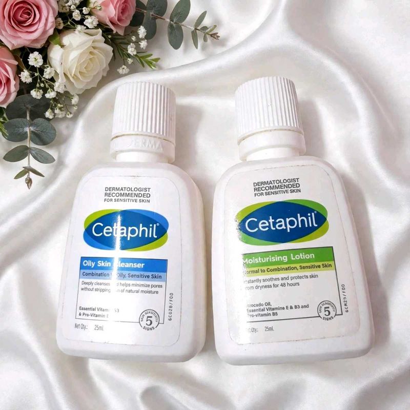 Cetaphil Oily Skin Cleanser &amp; Moisturising Lotion