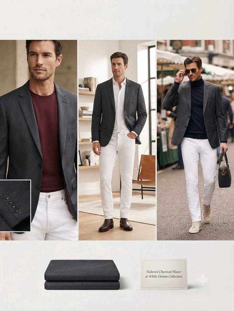 Men's Charcoal Blazer