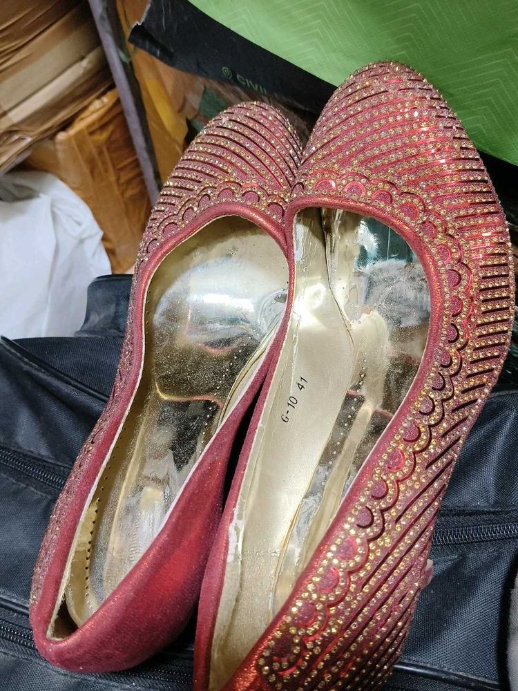 Embellished Red Ballerina heal