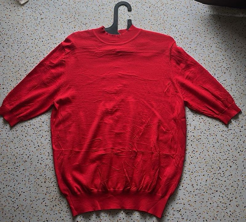 Red Pullover Sweater
