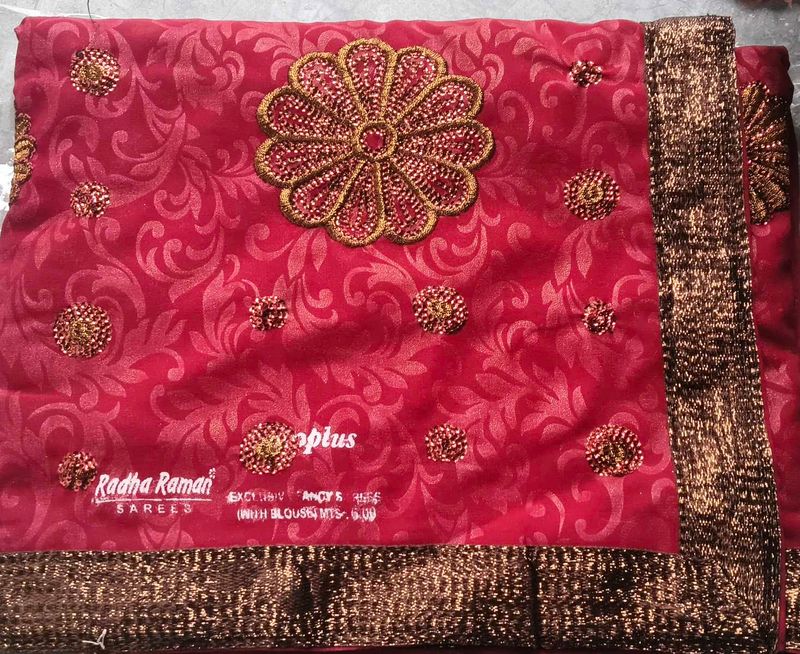 chatpati vintage Embroidered Saree