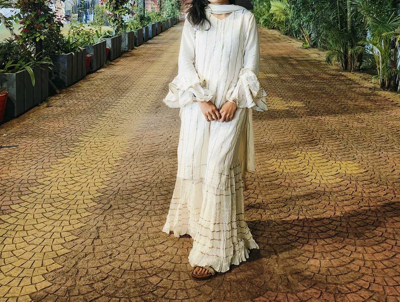 sharara set with dupatta