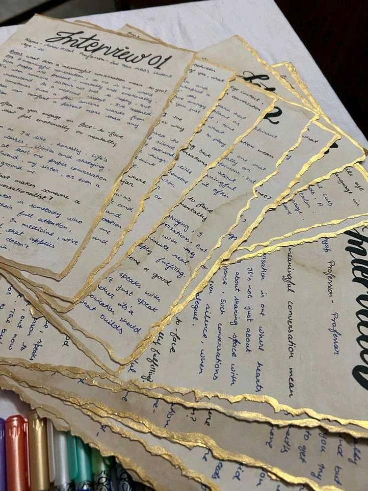 Readymade Hand Decorate sheets for Project File