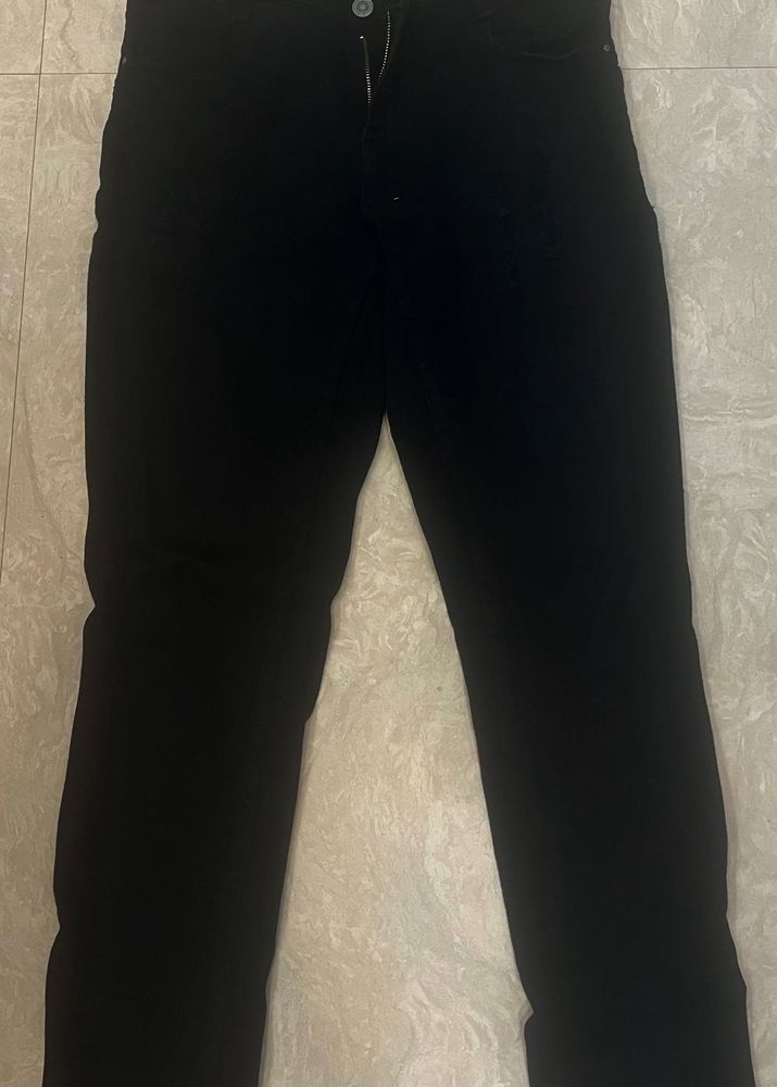 max black skin fit denim