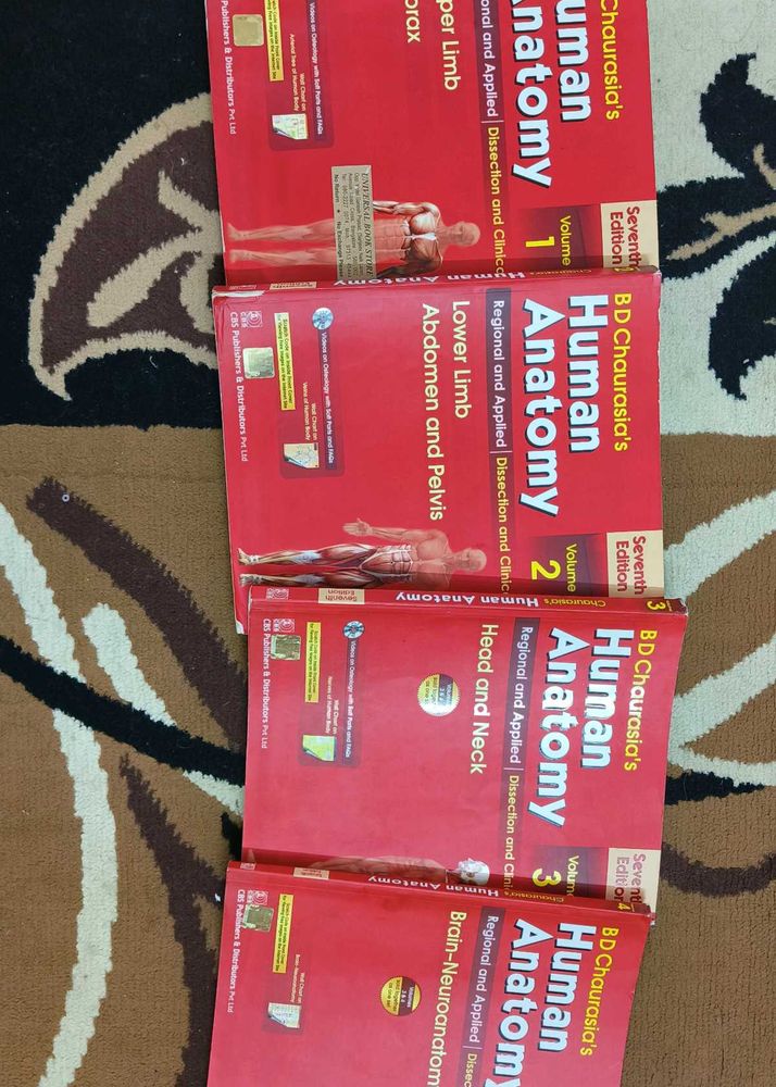 BD Chaurasia's Human Anatomy Books