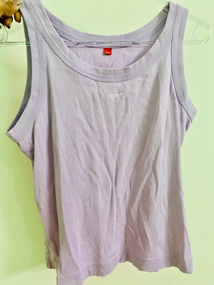Esprit Europe Brand Lavendar Tank Top