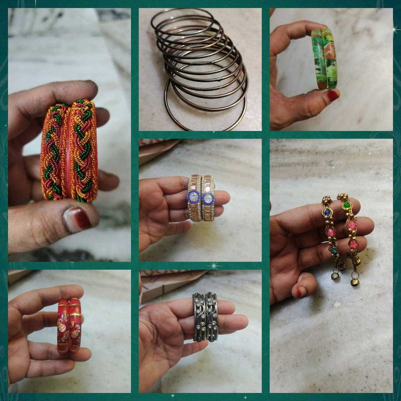 ♥️🩷Combo of 7 bangles sets pairs