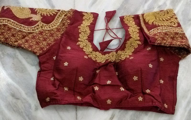 RAW SILK READY MADE BLOUSE