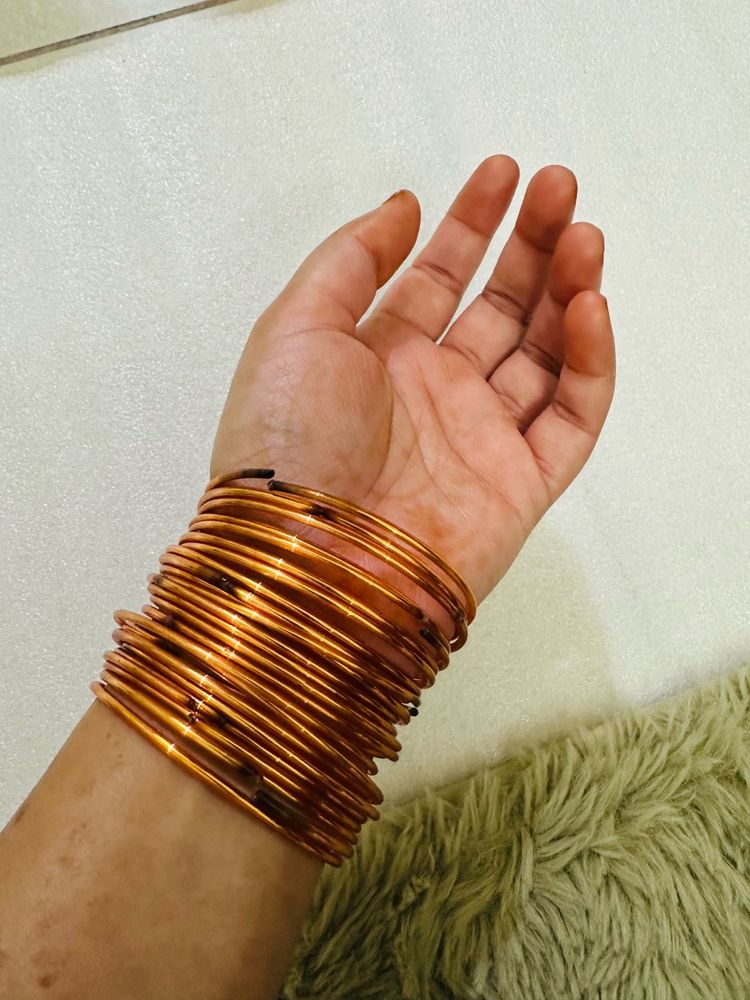 Set of Copper traditional bihari bangles