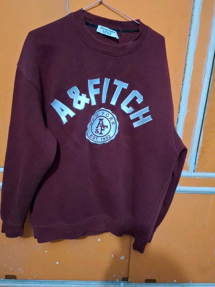 Abercrombie &amp; Fitch Maroon Sweater