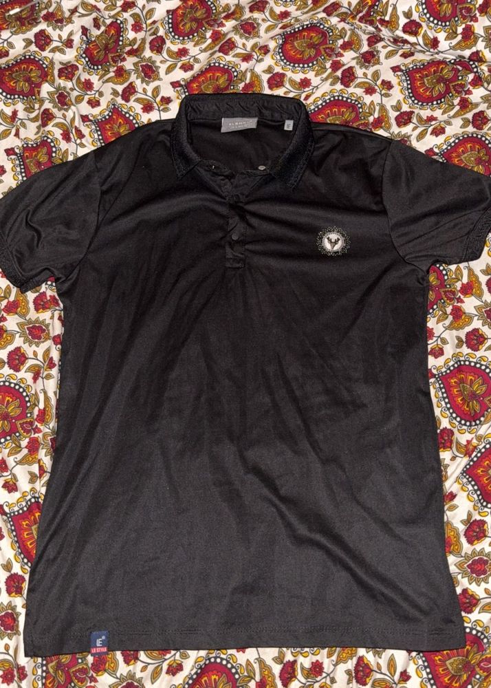 Stylish Black Polo T-Shirt
