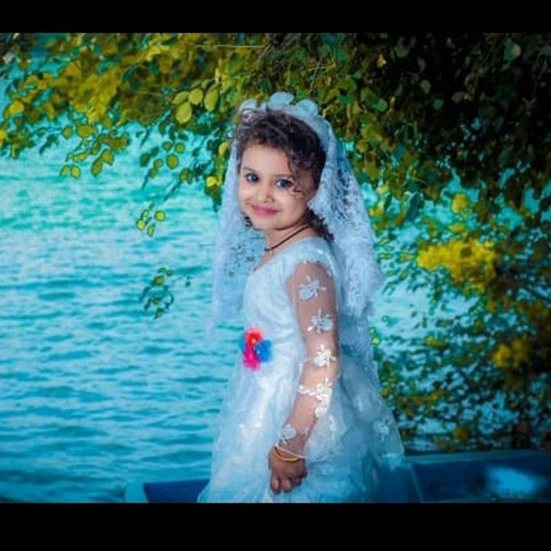 Beautiful White Flower Girl Dress