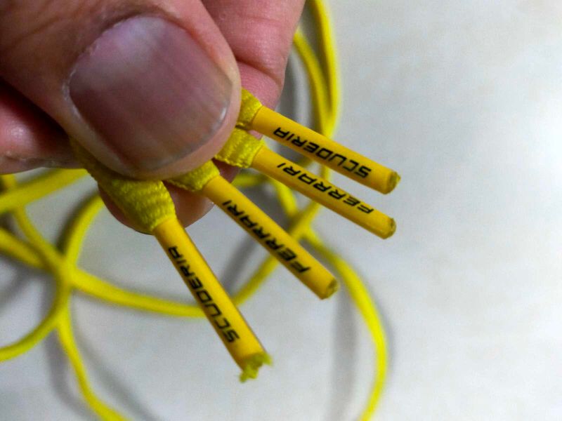 Original Scuderia Ferrari Laces - Yellow 54 Inche