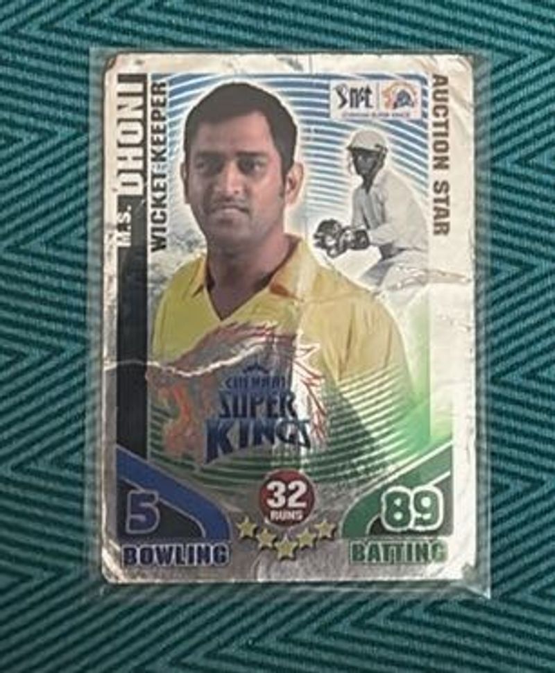 MS Dhoni Vintage Rare  Card