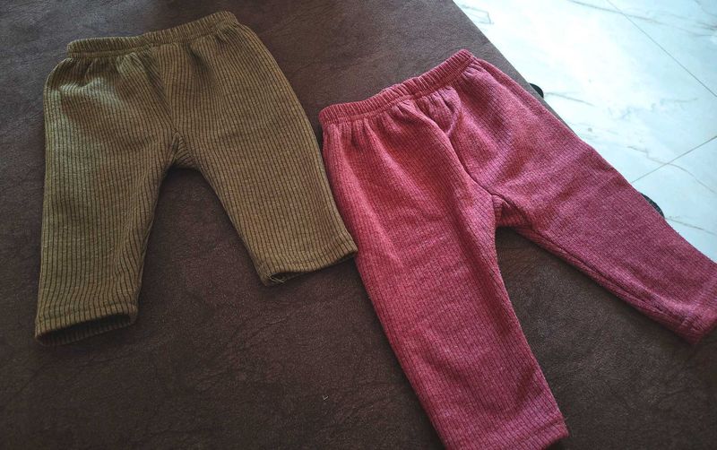 3 woolen Baby Pants Set