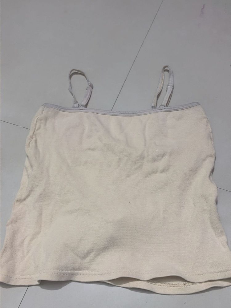 Cream Camisole Top