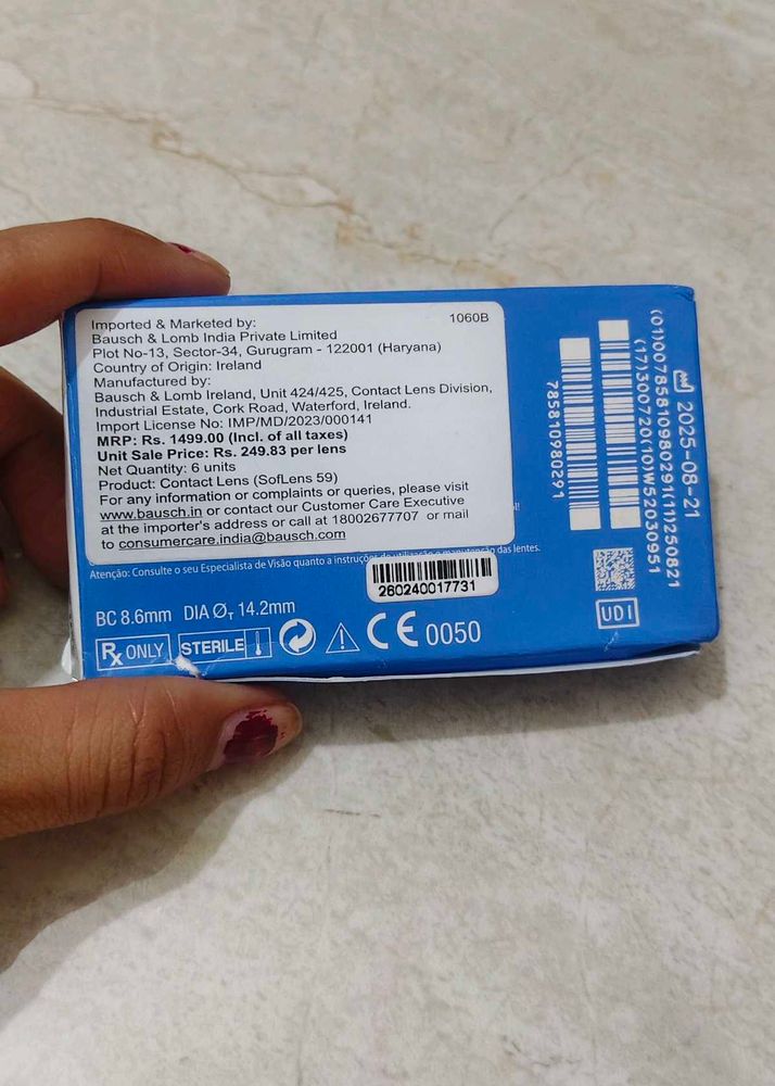 Bausch &amp; Lomb Contact Lenses