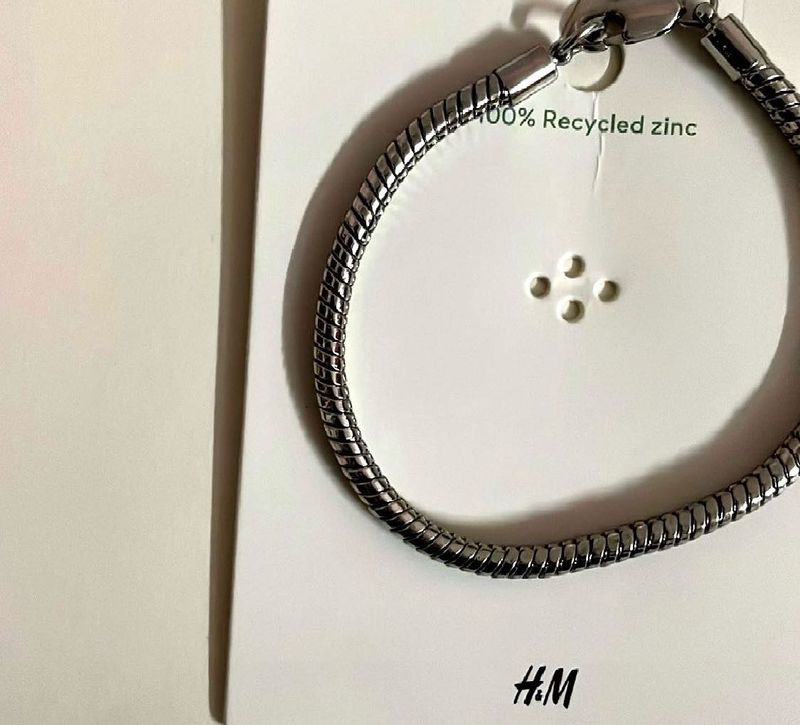 H&amp;M Silver Tone Chain Bracelet