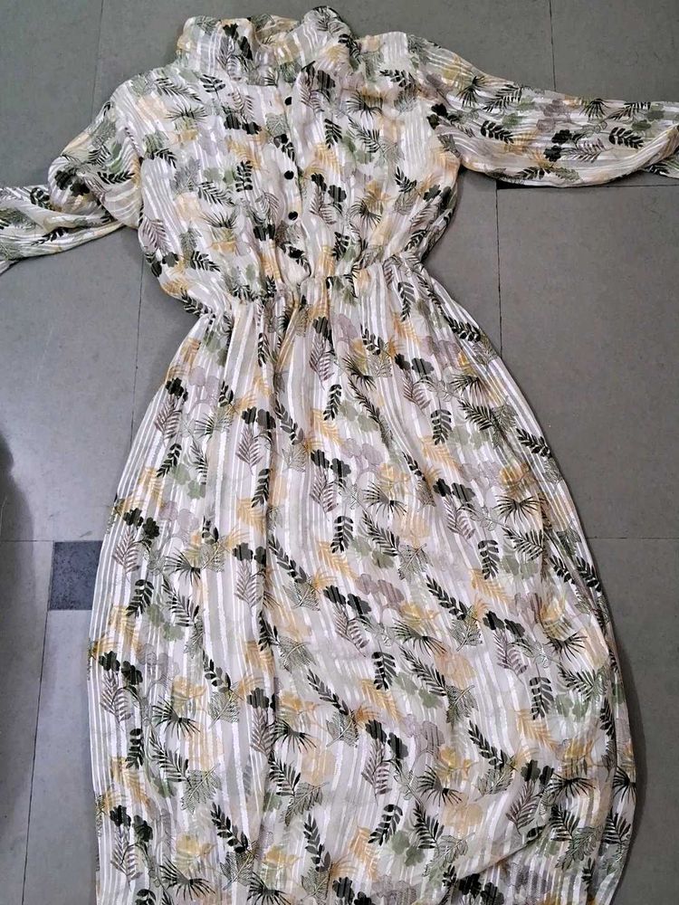 Vintage Floral Maxi Dress