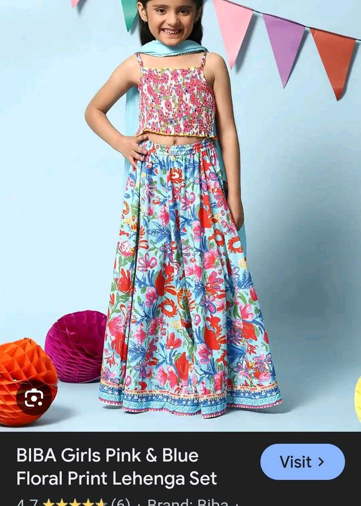 Biba Floral Print Ethnic  Skirt/ lehenga choli...