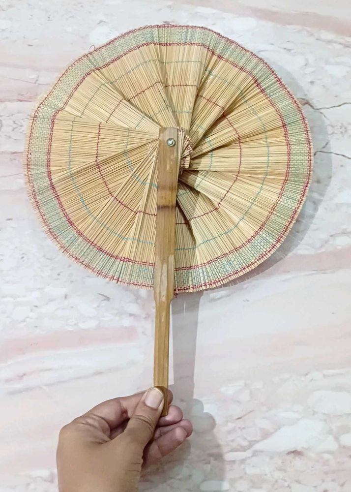 Handwoven Bamboo Fan