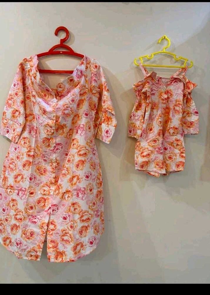 Floral Mommy &amp; Me Matching Dresses