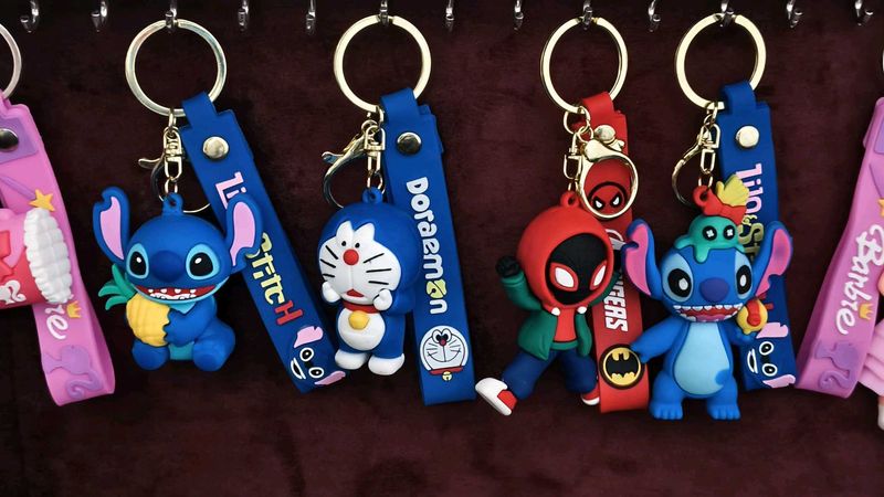 Cute Cartoon Character Keychains♥️
