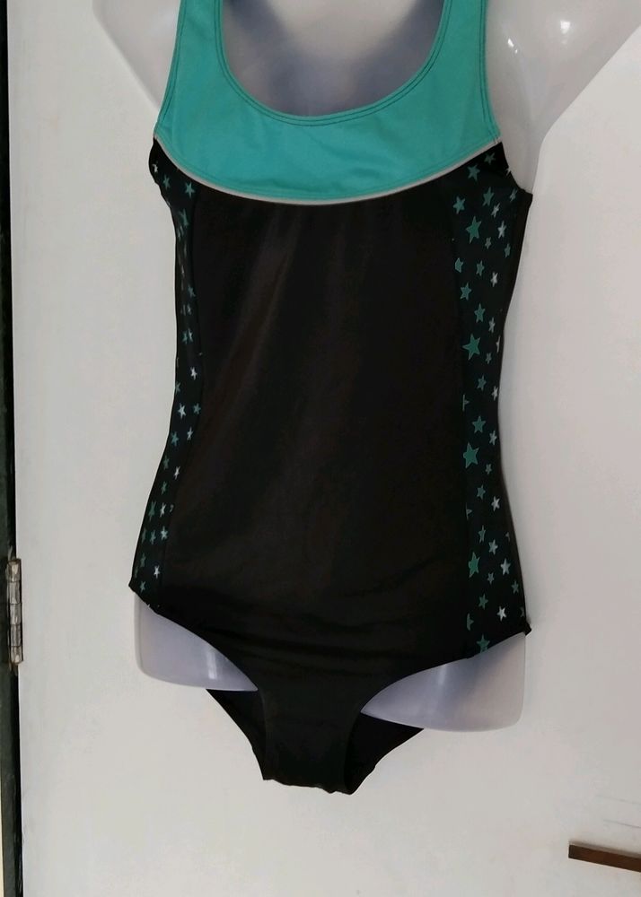 Star Print One-Piece Swimsuit