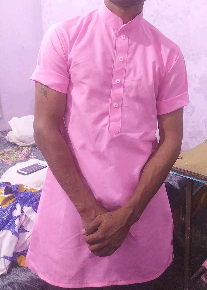 Pink Kurta for Men