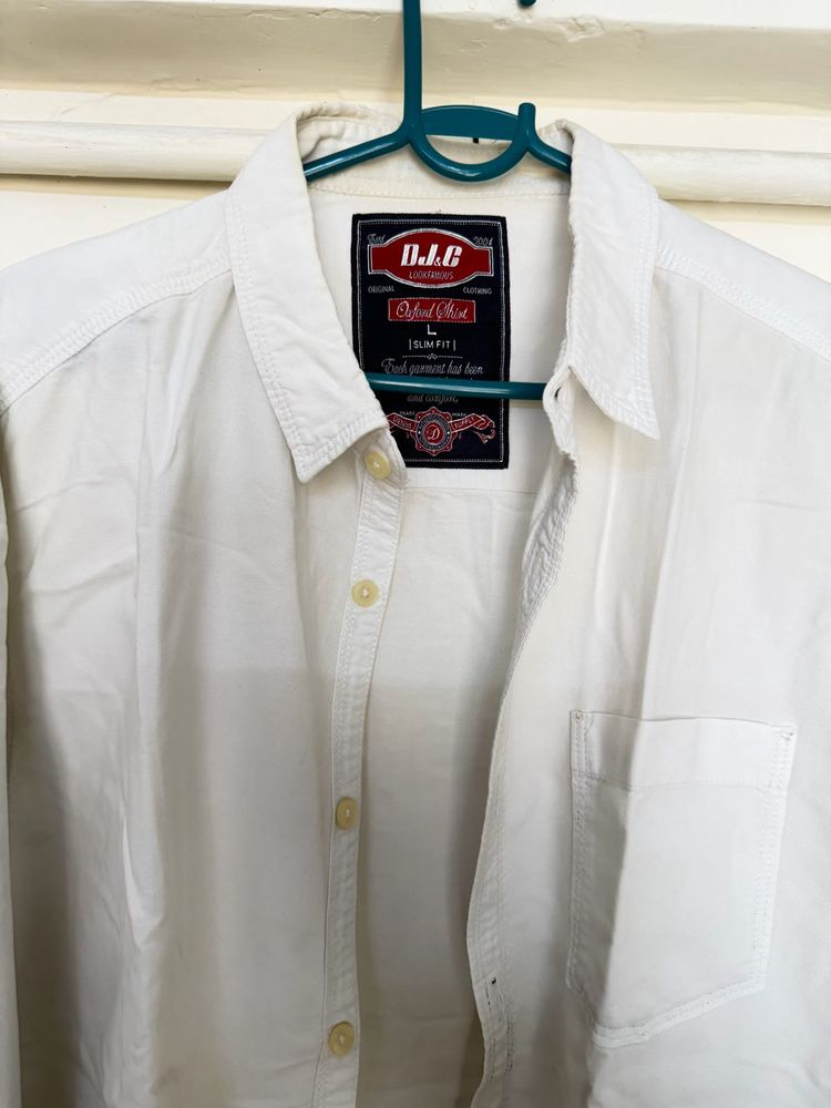 white casual shirt