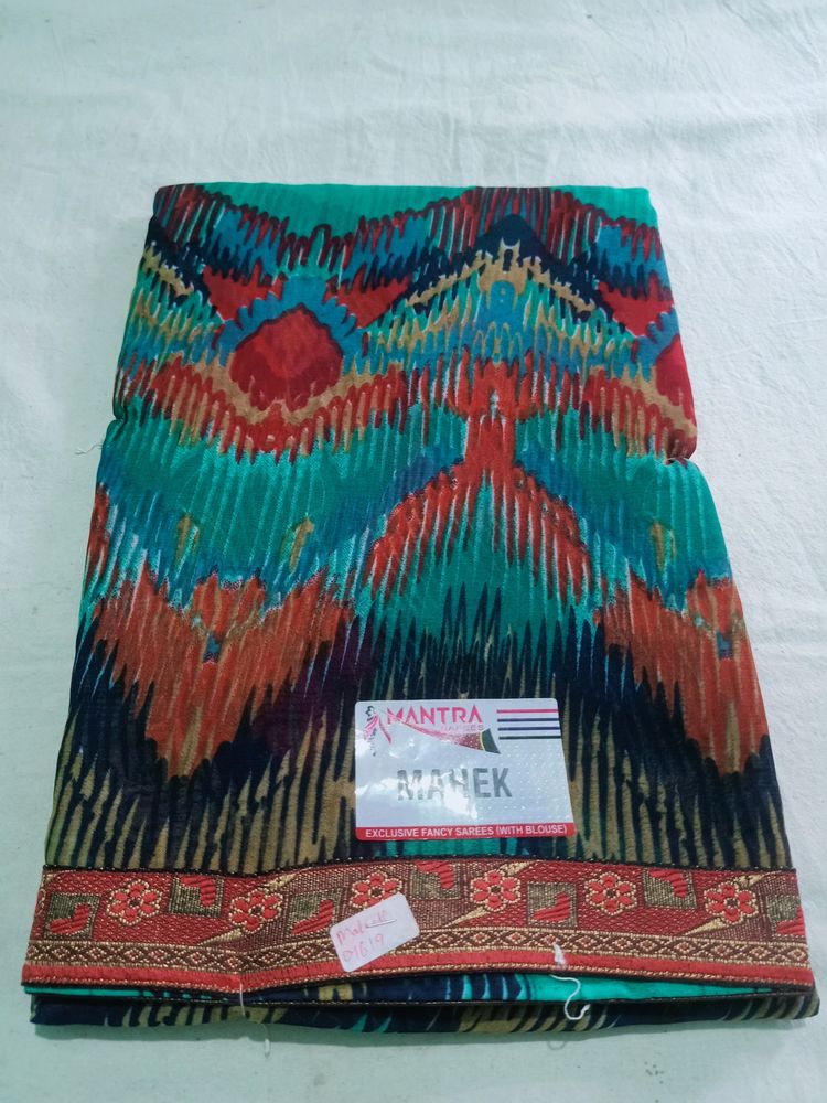 Georgette Printed Saree