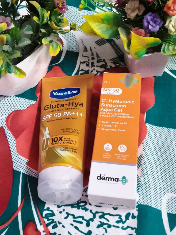 the dermaco sunscreen &amp; Vaseline combo