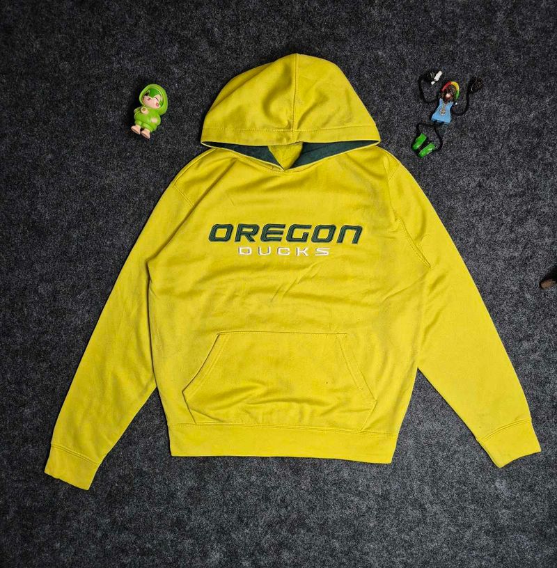 Oregon Ducks Yellow Hoodie