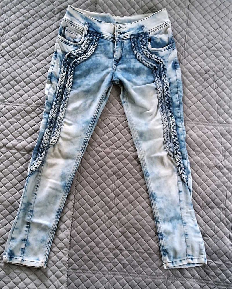Braided Detail Jeans