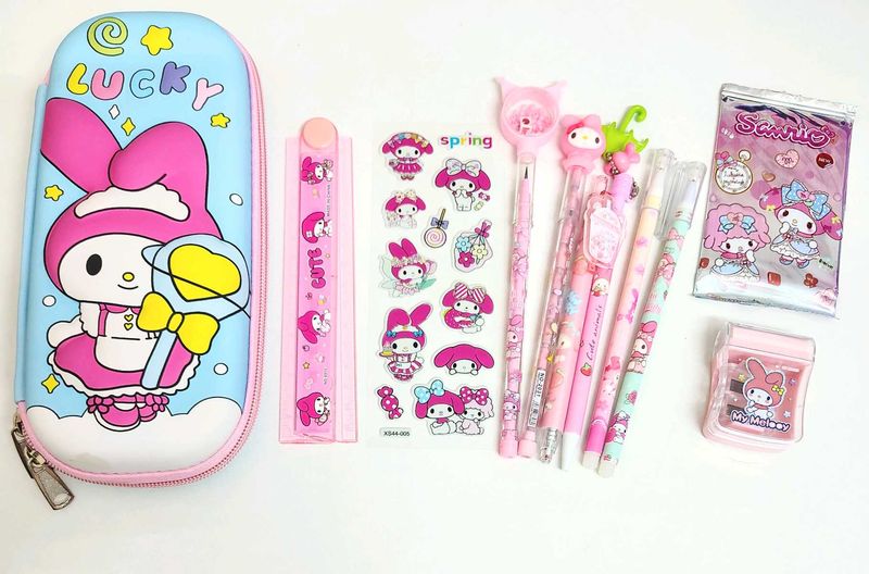 My Melody Pink Theme Stationery Mix Combo