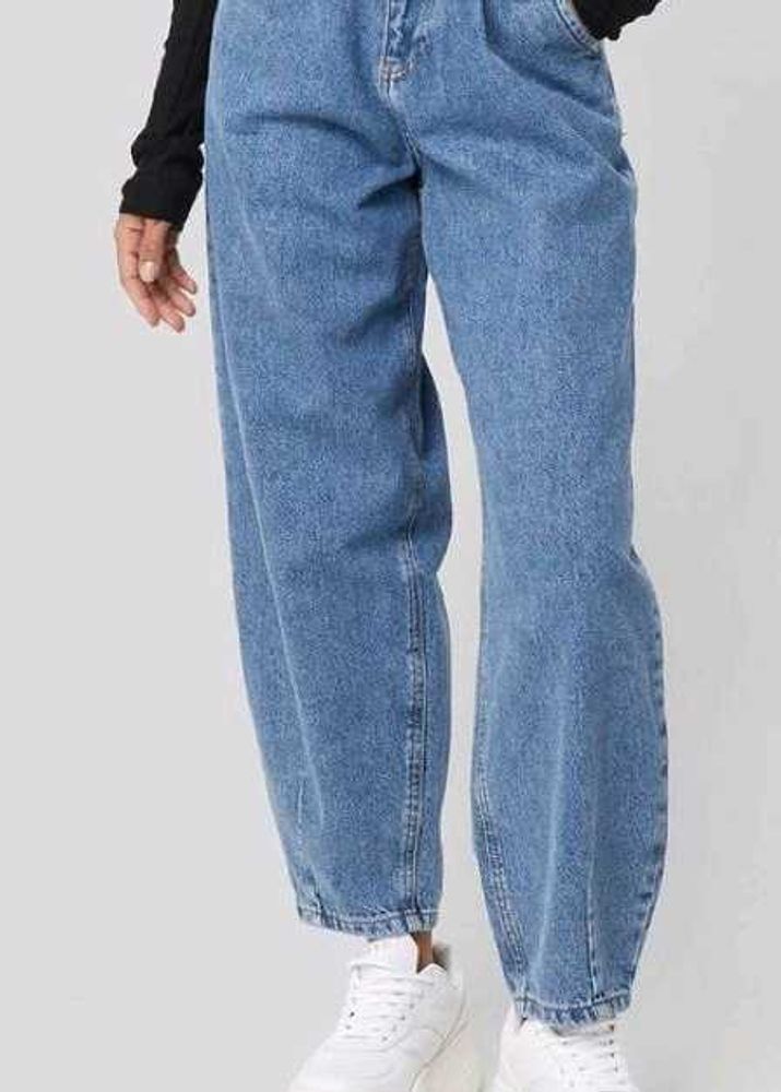 Stylish Washed Denim Joggers