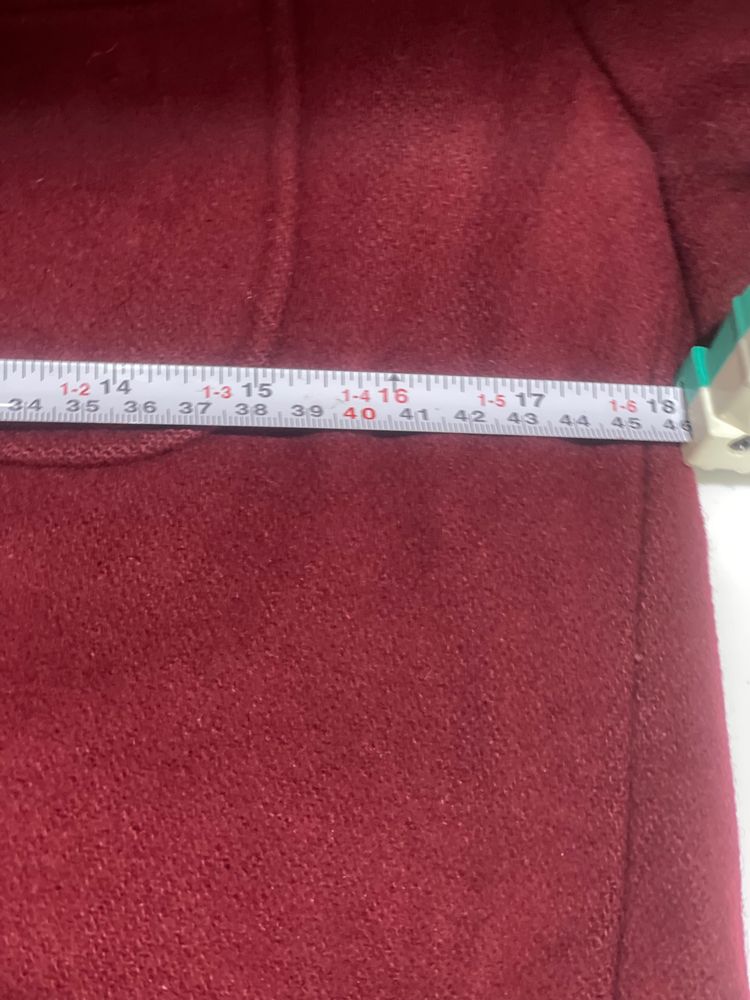 red colour blazer , I have 3 pieces . sizes are 40