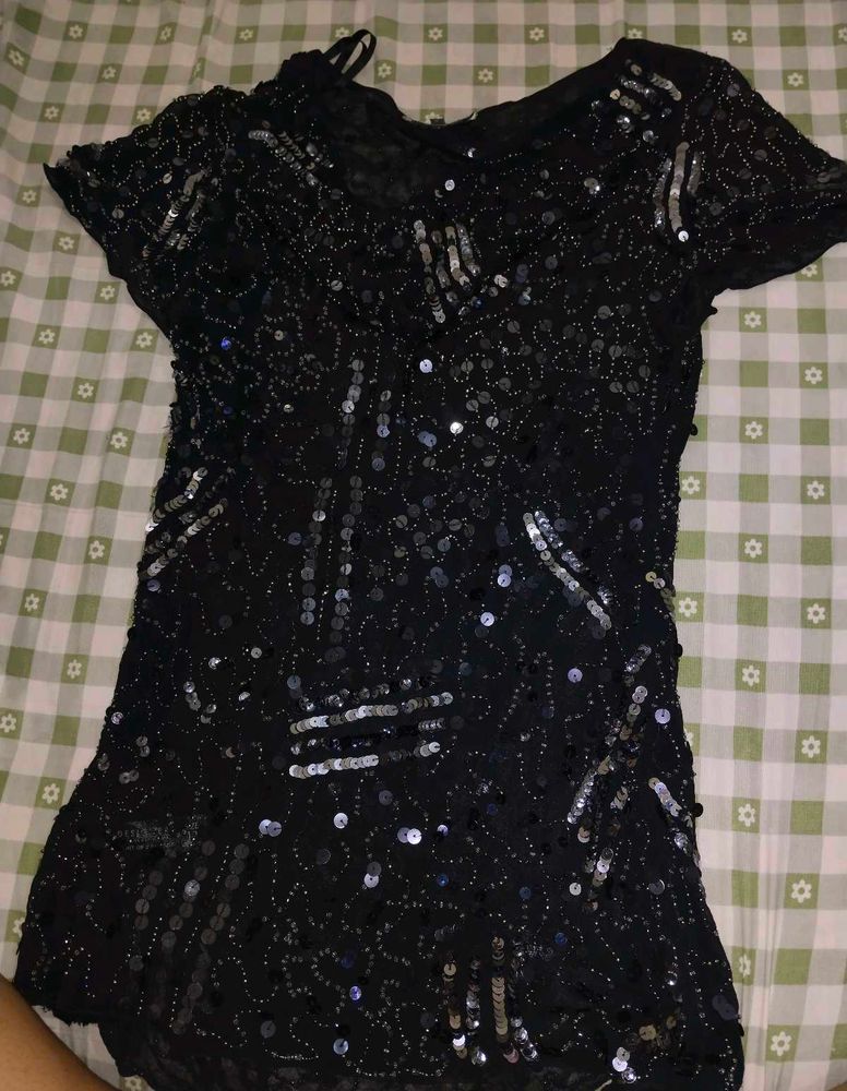 Y2K Sequinned Top