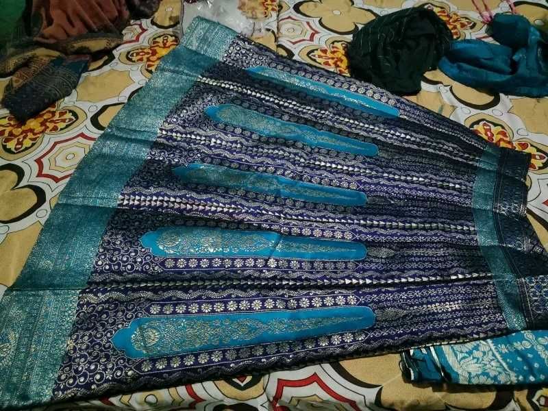 Beautiful Art Silk Jacquard lehenga choli