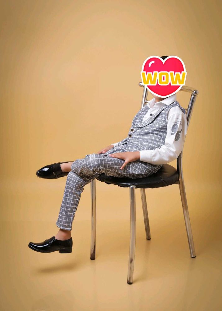 Boys' Dress Shirt &amp; Vest Set